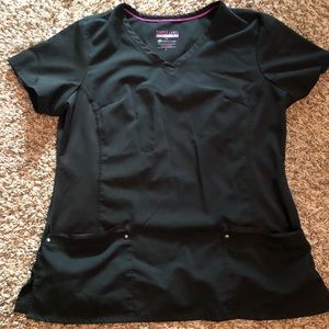 Purple Label Yoga Scrub Top, Size Large